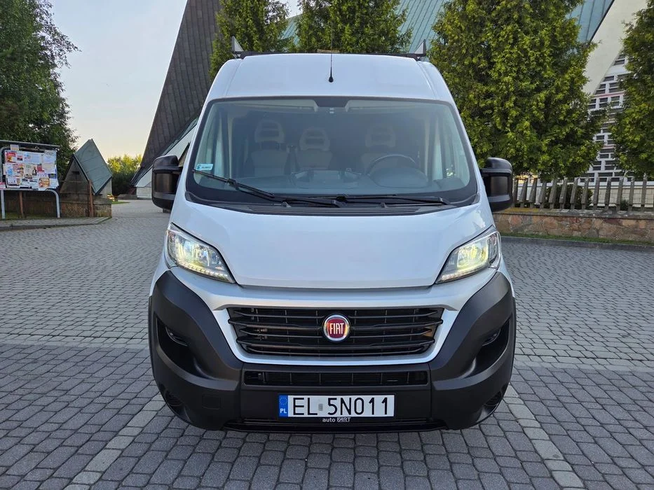 Fiat Ducato Furgon L4H2 Osobowy Stan BDB Finasowanie Maxi L4 Brygadówka 6 7 Osób Doka Led Krajowy master F-Vat 23% Leasing – zdjęcie 7