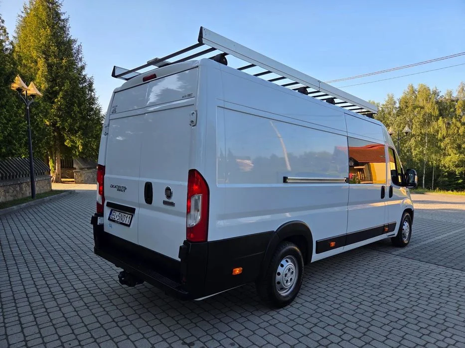Fiat Ducato Furgon L4H2 Osobowy Stan BDB Finasowanie Maxi L4 Brygadówka 6 7 Osób Doka Led Krajowy master F-Vat 23% Leasing – zdjęcie 3