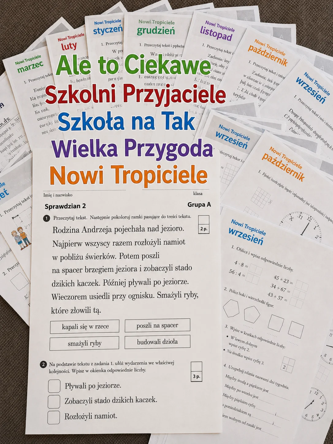 Szkolni Przyjaciele, Ale to Ciekawe, Wielka Przygoda, Szkoła na Tak, Nowi Tropiciele