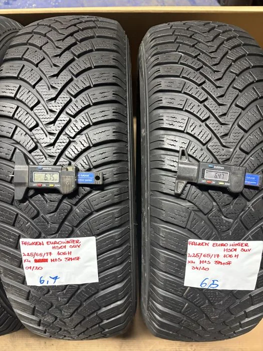 4x 225/65R17 106H FALKEN EUROWINTER HS01 SUV opony zimowe XL M+S 3PMSF. – zdjęcie 3