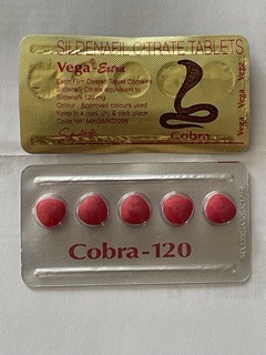 Vega Extra Cobra 120, potencja, erekcja - 5 tabletek