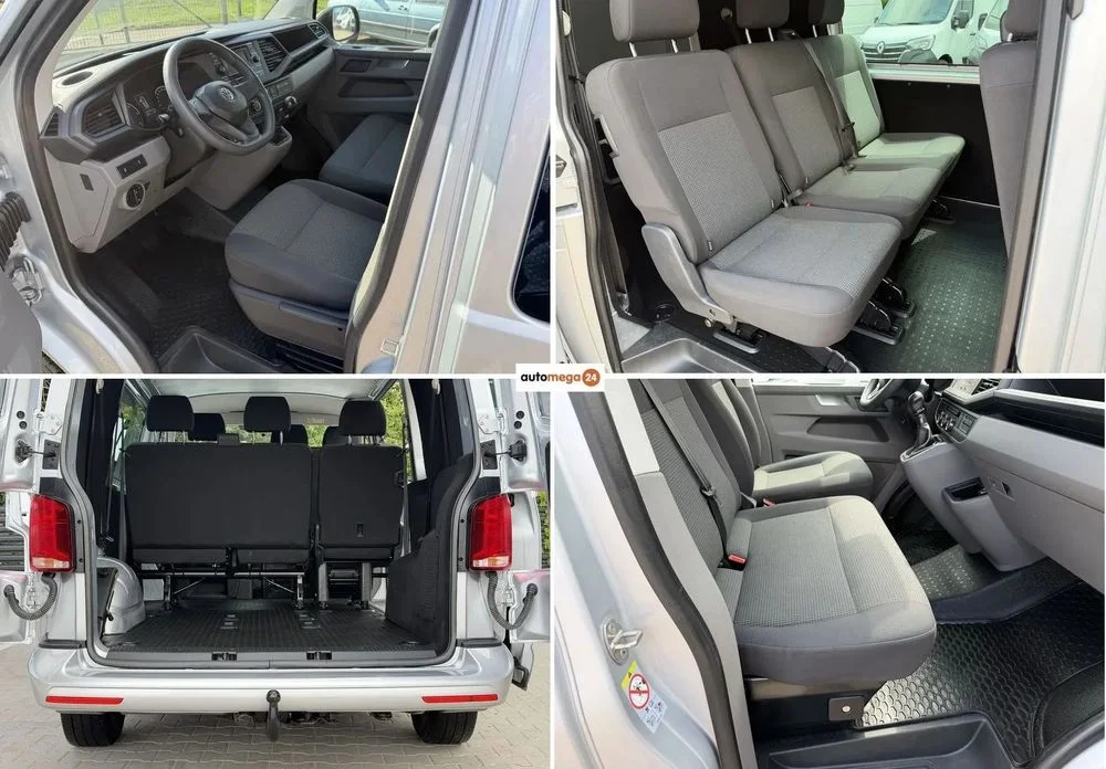 Volkswagen TRANSPORTER KOMBI 9 cio osobowy Business VAN T6.1, 2.0TDI 150KM Napęd 4Motion, T6 4x4 plus reduktor napędów, 2 Strefowe OGRZEWANIE i KLIMATYZACJA WEBASTO 5kW, Tylne drzwi skrzydłowe, Hak Ho – zdjęcie 4