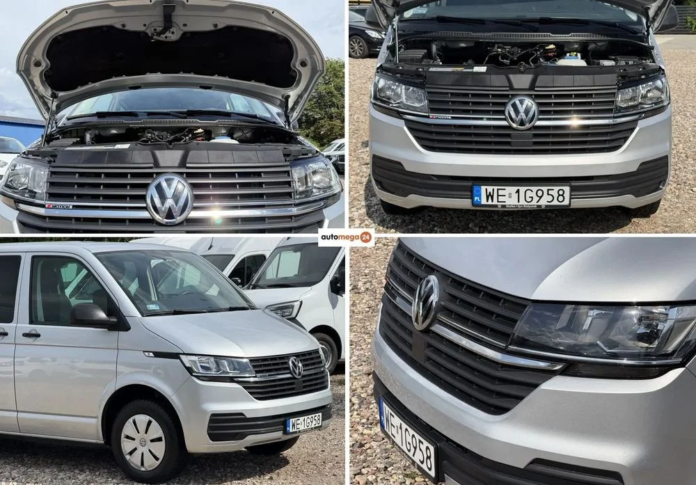 Volkswagen TRANSPORTER KOMBI 9 cio osobowy Business VAN T6.1, 2.0TDI 150KM Napęd 4Motion, T6 4x4 plus reduktor napędów, 2 Strefowe OGRZEWANIE i KLIMATYZACJA WEBASTO 5kW, Tylne drzwi skrzydłowe, Hak Ho – zdjęcie 8