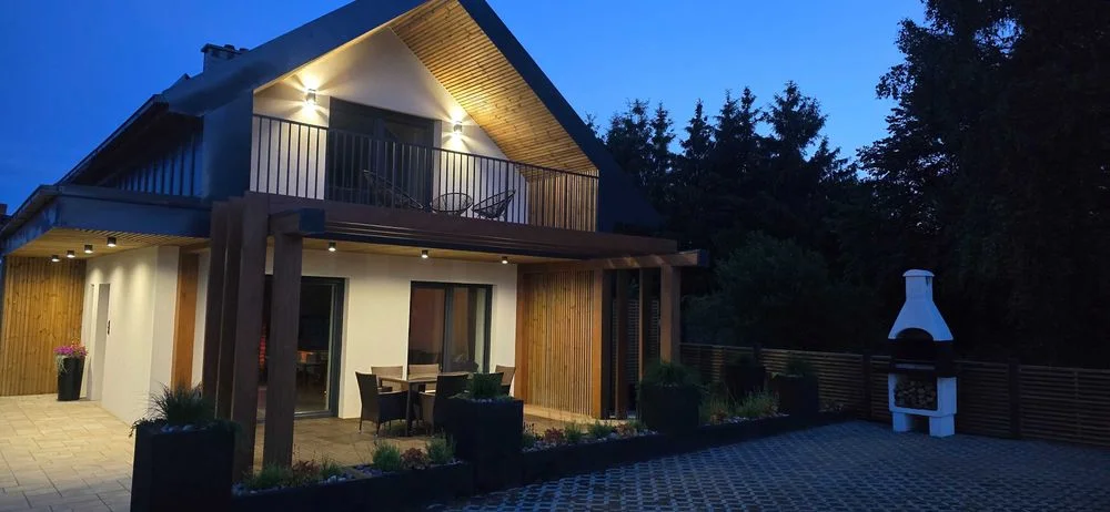 Domek z kominkiem SAUNA BALIA Posesja na wyłączność