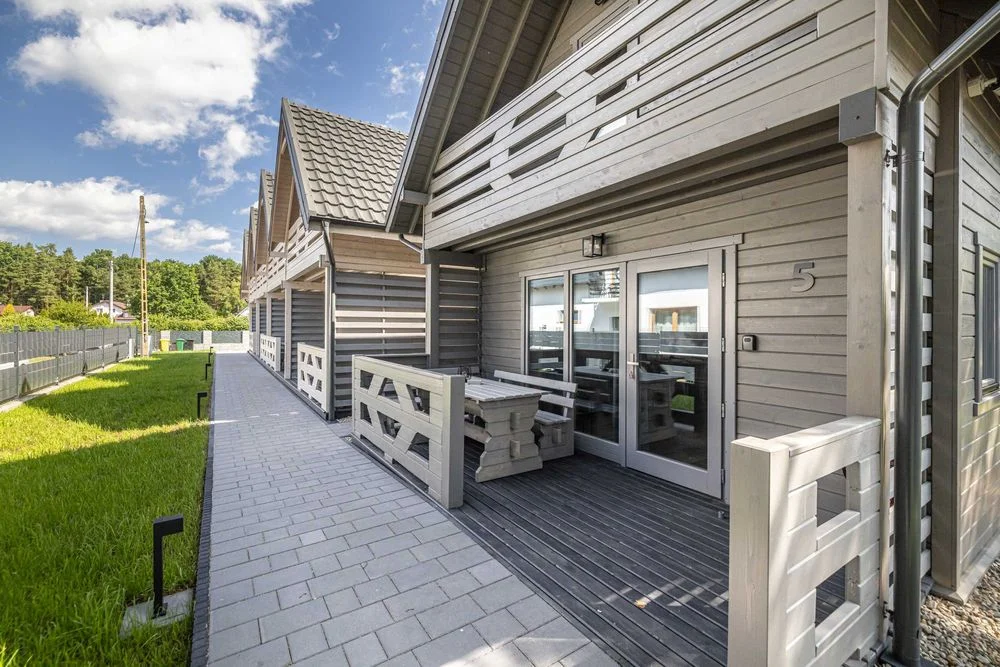 Natura Jantar nowe,całoroczne 60 m. domki,do plaży 750m,balie, rowery – zdjęcie 12
