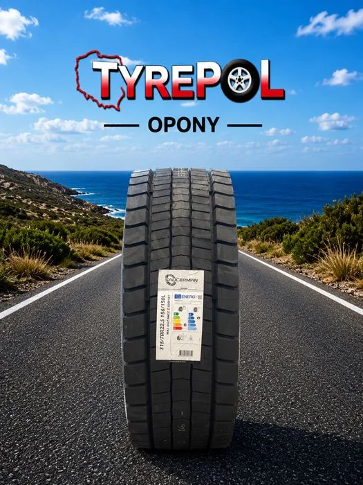 PROMOCJA 990netto Mocna opona SAUCERMAN 315/70 r22.5 napęd autostrada 315 70 – zdjęcie 2