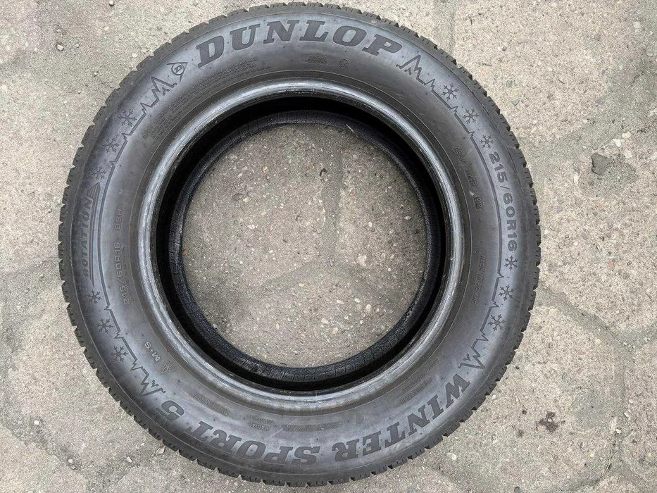 215/60R16 Dunlop Winter Sport 5 XL para opon zima 5,8mm nr6413 – zdjęcie 5