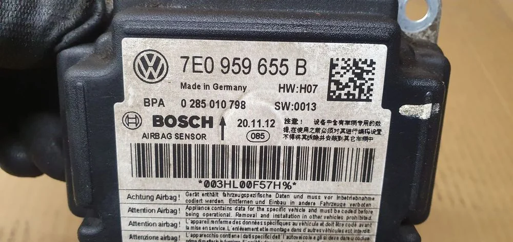Moduł Sensor Airbag Poduszek VW Caddy III Lift 7E0959655B – zdjęcie 5