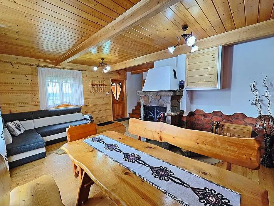 Domki góralskie z balii Wynajem Jacuzzi Balia Sauna Plac zabaw Nocleg Wolne terminy na sylwestra Ferie zimowe – zdjęcie 3