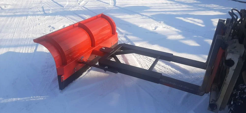 Pług do śniegu montowany do wózka widłowego 180 cm snow plow – zdjęcie 4