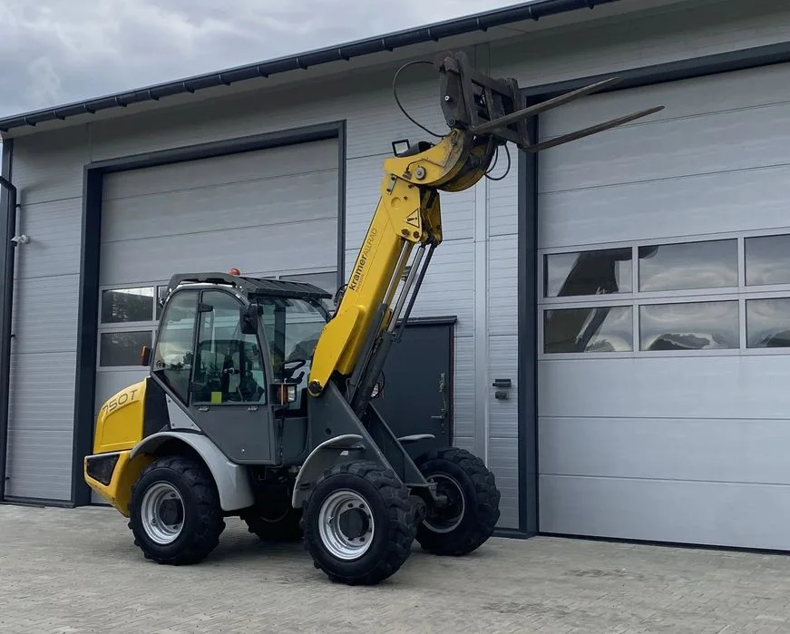 Kramer 750T Ładowarka czołowa teleskopowa Hydrauliczne szybkozłącze Łyżka 4w1 Widły CAT Schaffer Atlas Wacker – zdjęcie 10
