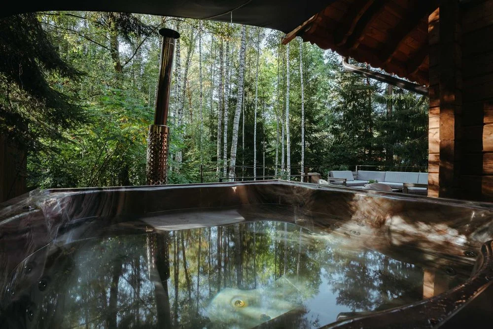 Dom Suwalszczyzna – domek nad jeziorem jacuzzi sauna ferie narty balia – zdjęcie 7