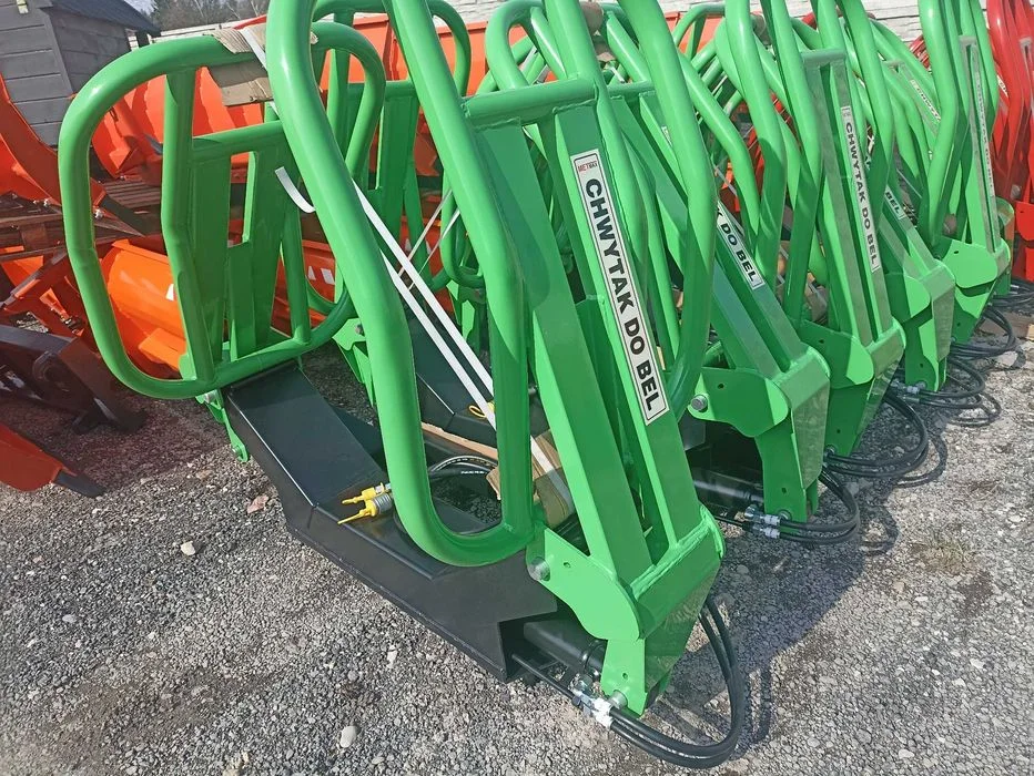 NOWY / WZMACNIANY chwytak do bel balotów euro MX Manitou JCB SMS – zdjęcie 3