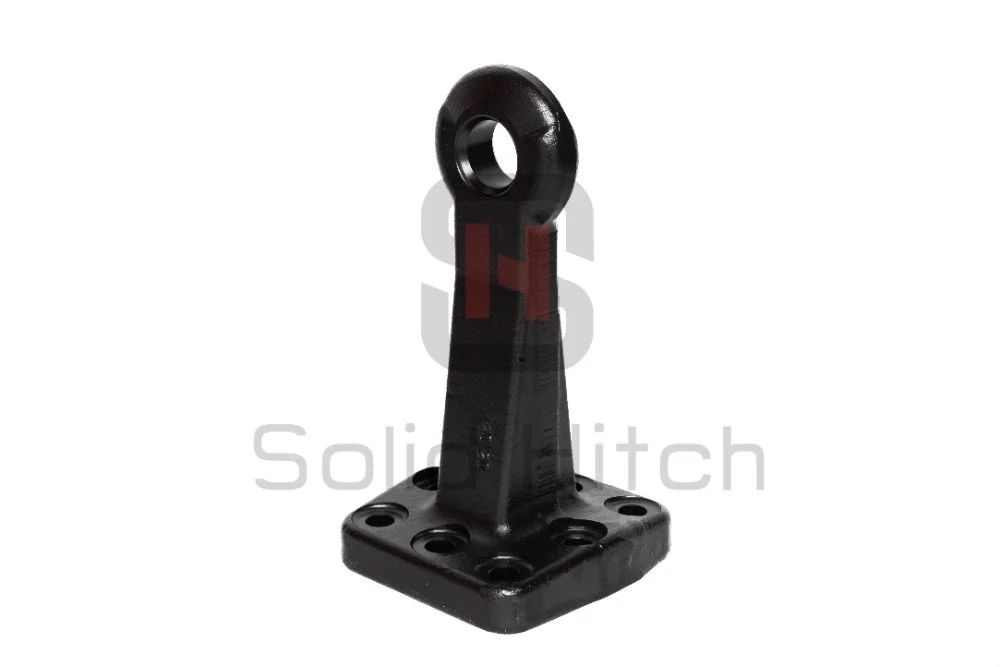 Ucho dyszla ciężarowe 40 mm, rozstaw 110x100, przyczepa tandem, zaczep – zdjęcie 2
