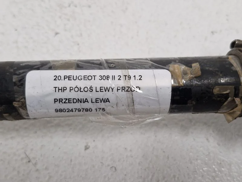 Peugeot 308 Ii 2 T9 1.2 Thp Półoś Lewy Przód Przednia Lewa 9802479780 – zdjęcie 5