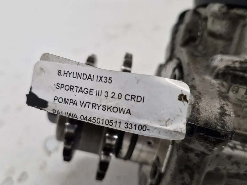 Hyundai Ix35 Sportage Iii 3 2.0 Crdi Pompa Wtryskowa Paliwa 0445010511 33100-2F000 – zdjęcie 8