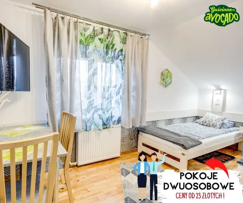 Nocleg Kraków Tanie noclegi pracownicze Kwatery Hostel Wolne Pokoje TV – zdjęcie 4