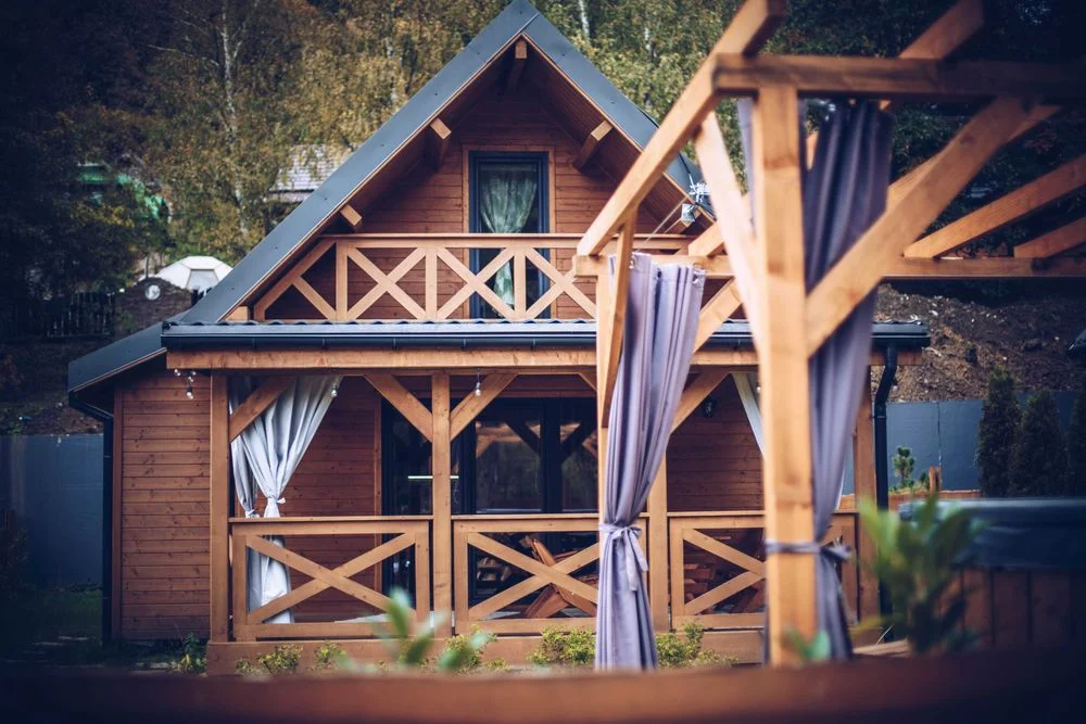 Domki. Bieszczady. Balia, jacuzzi na wyłączność w cenie. – zdjęcie 2