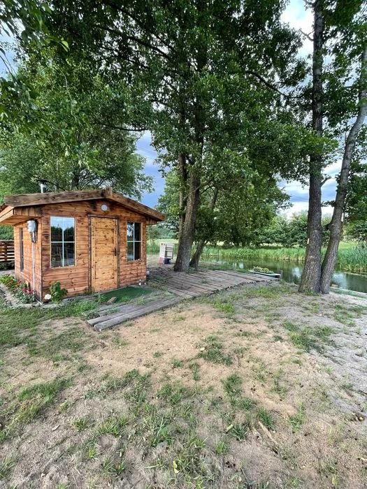 Domek na Mazurach z Jacuzzi i Sauną – Nad rzeką, ryby, prywatność lub Domek do wynajęcia Mazury – Jacuzzi, Sauna, Staw, Rzeka. – zdjęcie 8