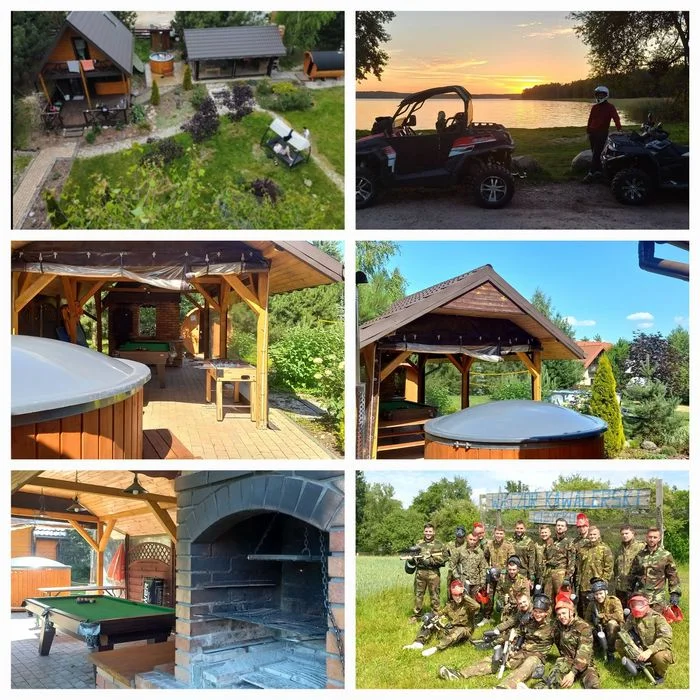 Mazury domek 1 na wyłączność bania sauna quady i łódka kawalerski panieński