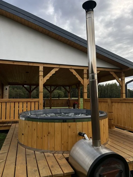 Domek całoroczny ,wynajem,nocleg,balia,sauna,wieczór przy kominku