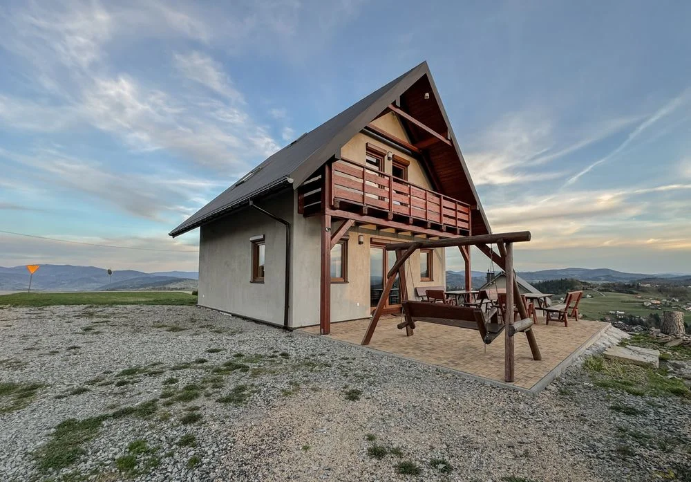 Domek Widokowy Tyniok w górach wynajem Koniaków Istebna Tatry Beskidy