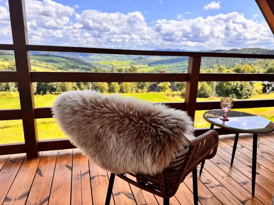 Dom na wynajem w Bieszczady z basenem i jacuzzi / na wyłączność / widok na góry