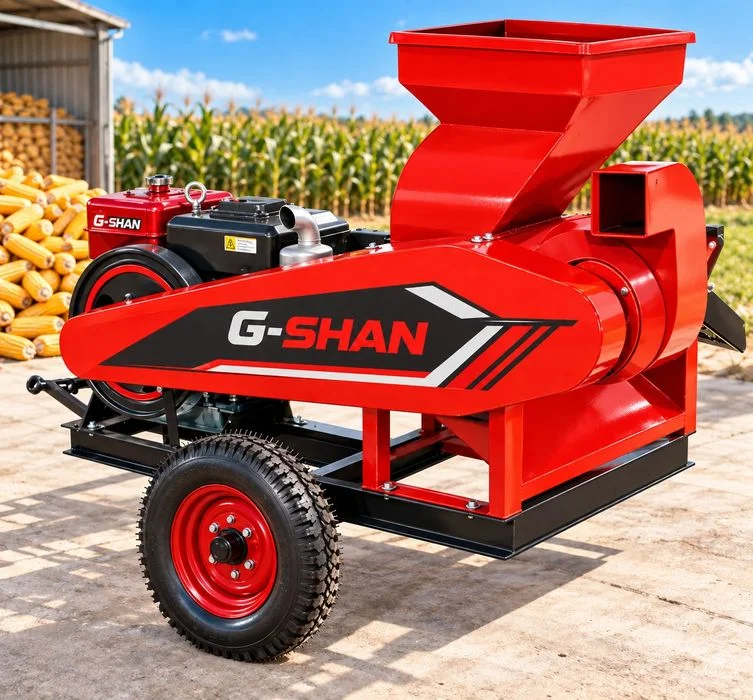 Łuszczarka Młocarnia do kukurydzy G-SHAN 15 KM – 4500 kg/h – Separator ziarna i rdzeni – zdjęcie 4