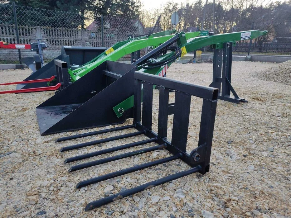 Ładowacz na tył ciągnika widły łycha solidny tur na tuz Transport