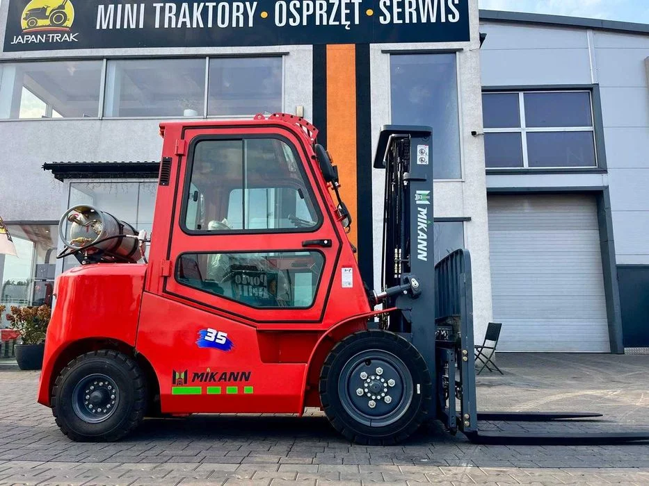 Wózek Widłowy 3,5T MIKANN, Maszt 4.5m Triplex, Benzyna-Gaz, Japan Trak – zdjęcie 3