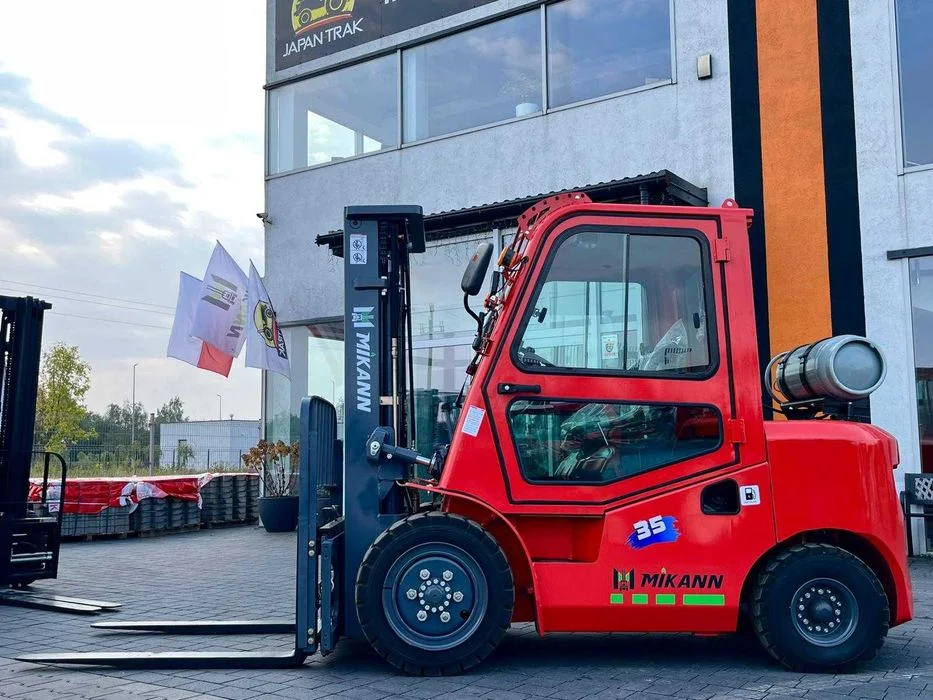 Wózek Widłowy 3,5T MIKANN, Maszt 4.5m Triplex, Benzyna-Gaz, Japan Trak – zdjęcie 4