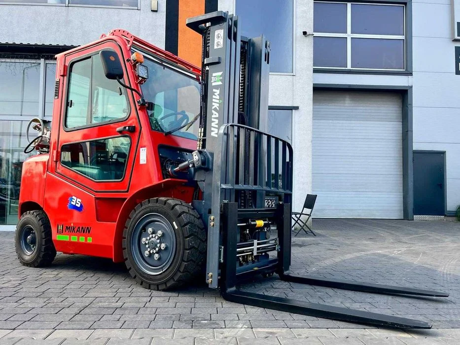 Wózek Widłowy 3,5T MIKANN, Maszt 4.5m Triplex, Benzyna-Gaz, Japan Trak – zdjęcie 2