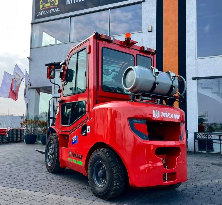 Wózek Widłowy 3,5T MIKANN, Maszt 4.5m Triplex, Benzyna-Gaz, Japan Trak – zdjęcie 5