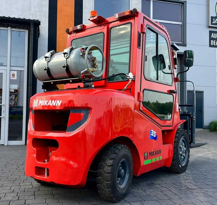 Wózek Widłowy 3,5T MIKANN, Maszt 4.5m Triplex, Benzyna-Gaz, Japan Trak – zdjęcie 6