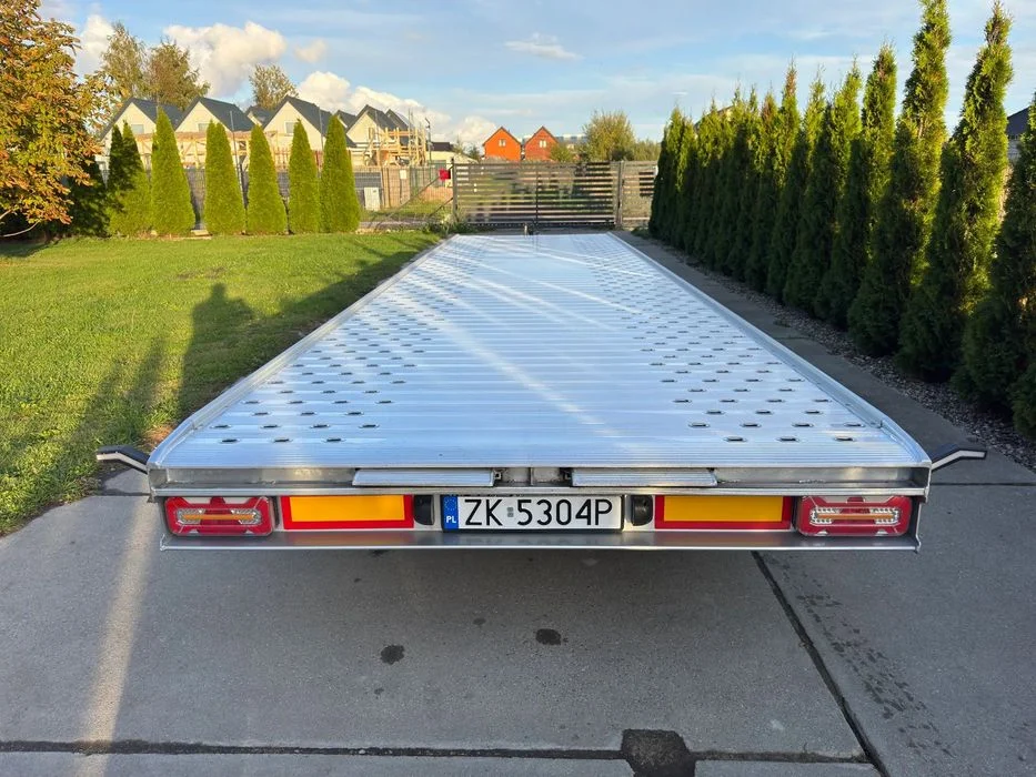 NPS L2035 Laweta Przyczepa 8,5m 3500KG Alufelgi Skrzynki Podpory Światła LED NPS – zdjęcie 5