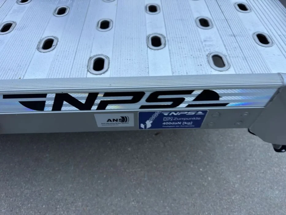NPS L2035 Laweta Przyczepa 8,5m 3500KG Alufelgi Skrzynki Podpory Światła LED NPS – zdjęcie 8