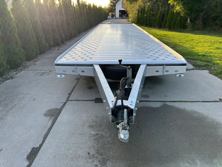 NPS L2035 Laweta Przyczepa 8,5m 3500KG Alufelgi Skrzynki Podpory Światła LED NPS – zdjęcie 2