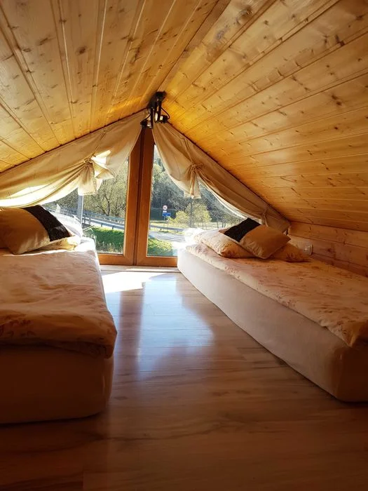 Wetlina, Siedlisko Moczarne, Domek Podkowa do 2 do max 4 osób, Bieszczady, Sauna, Balia, nad rzeczką Wetlinką – zdjęcie 11