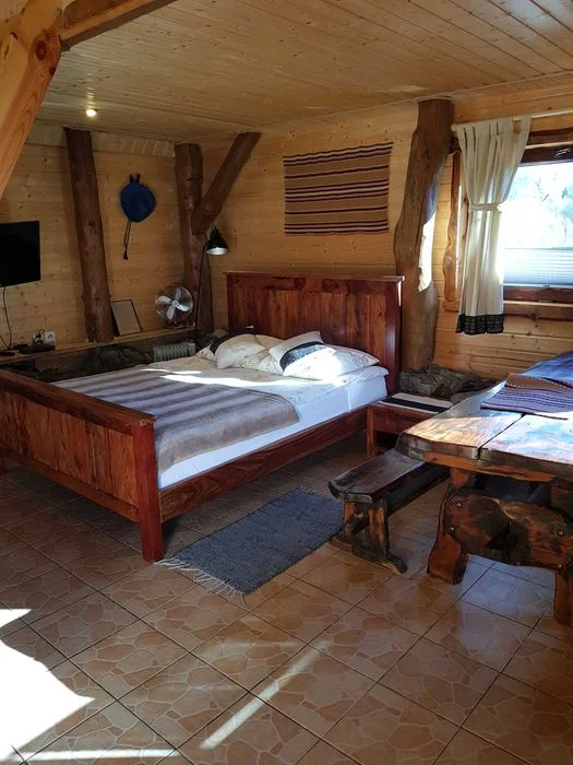 Wetlina, Siedlisko Moczarne, Domek Podkowa do 2 do max 4 osób, Bieszczady, Sauna, Balia, nad rzeczką Wetlinką – zdjęcie 3