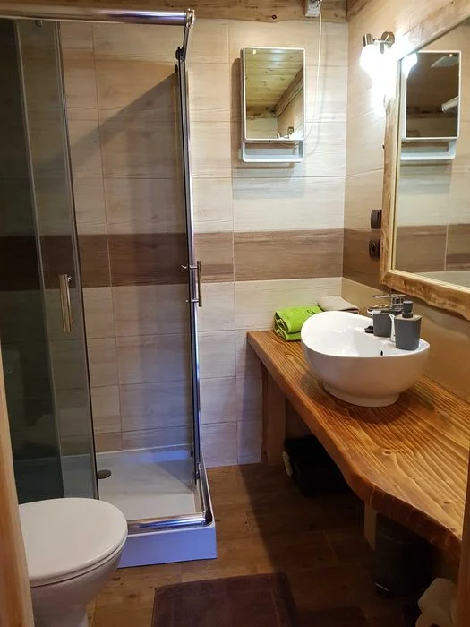 Wetlina, Siedlisko Moczarne, Domek Podkowa do 2 do max 4 osób, Bieszczady, Sauna, Balia, nad rzeczką Wetlinką – zdjęcie 12