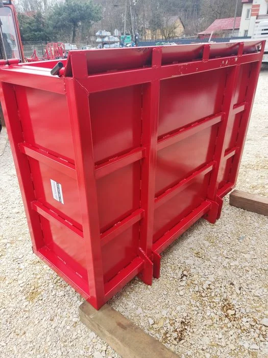 Do ciągnika na tylny tuz skrzynia transportowa solidna lemiesz kiper