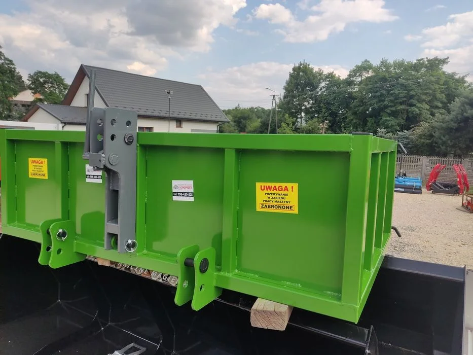 Do ciągnika na tylny tuz skrzynia transportowa solidna lemiesz kiper – zdjęcie 5