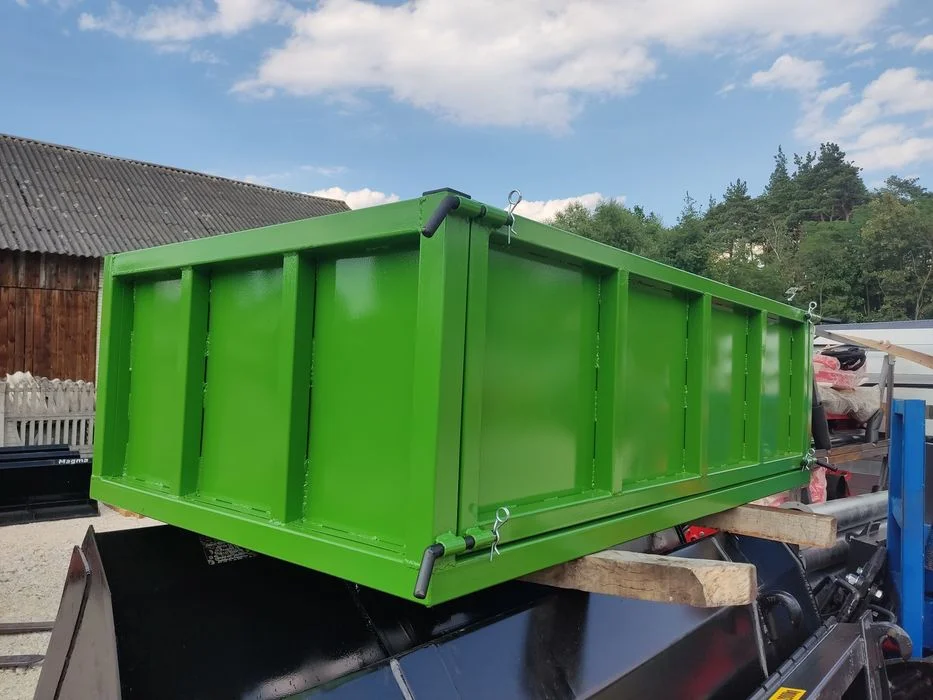 Do ciągnika na tylny tuz skrzynia transportowa solidna lemiesz kiper – zdjęcie 4