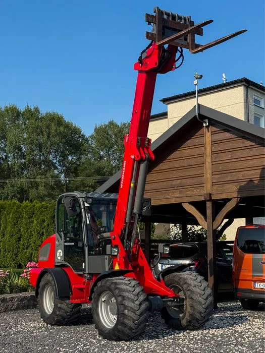 Weidemann 5080 T ładowarka teleskopowa przegubowa 2015 r. widły – zdjęcie 4