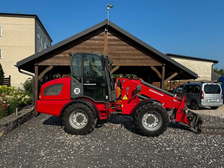 Weidemann 5080 T ładowarka teleskopowa przegubowa 2015 r. widły – zdjęcie 3