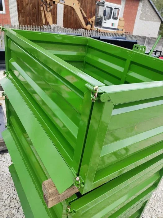 Skrzynia transportowa na tylni tuz ciągnika lemiesz załadunkowa dowóz