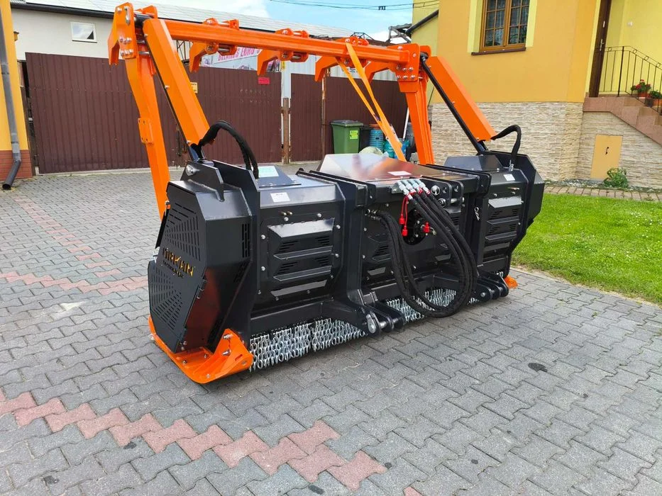 Mulczer leśny ORKAN ML 220 R6 wgłębny mocny stały ząb, 2,2m 51 zębów