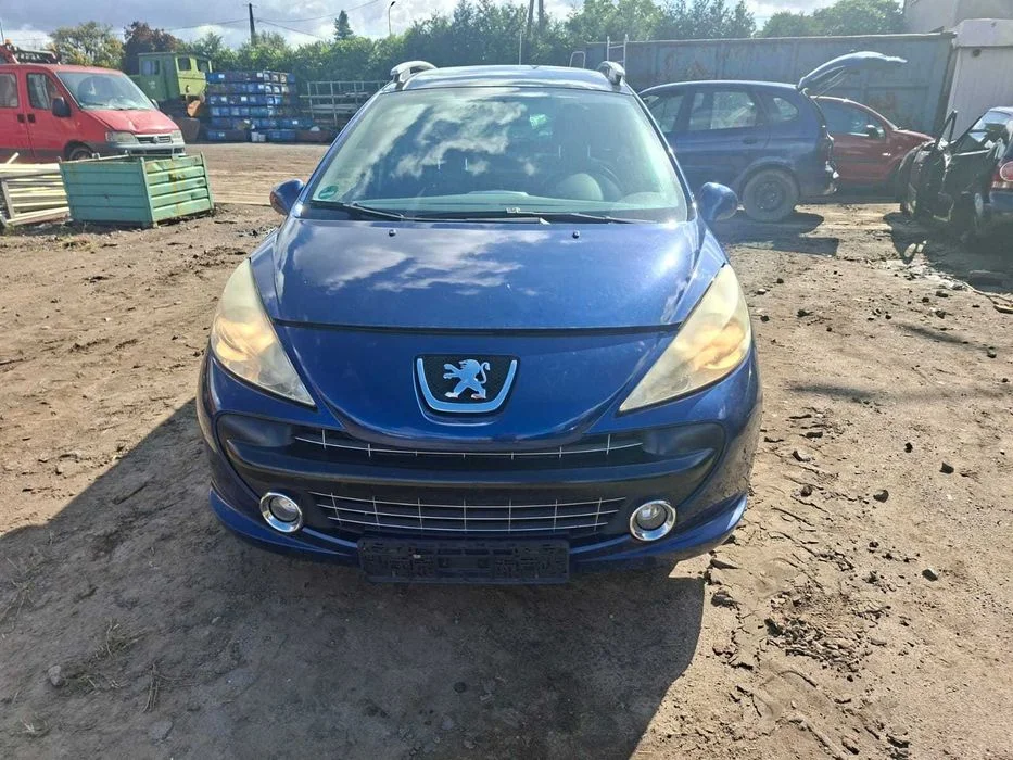 Peugeot 207 SW 2008 KPL Zderzak, maska ,klapa ,drzwi ,lampa