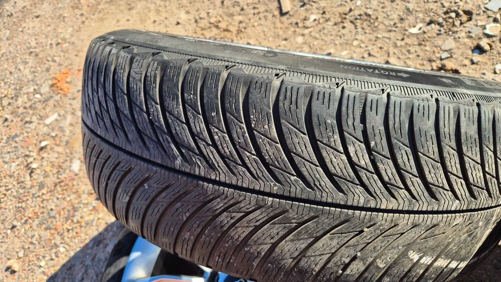 Oryginalne felgi Audi A6 19" + opony zimowe Michelin 245/45 R19 - komplet – zdjęcie 5