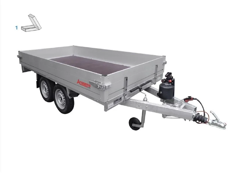 Anssems przyczepka kiper aluminiowa lekka 2000kg – zdjęcie 4